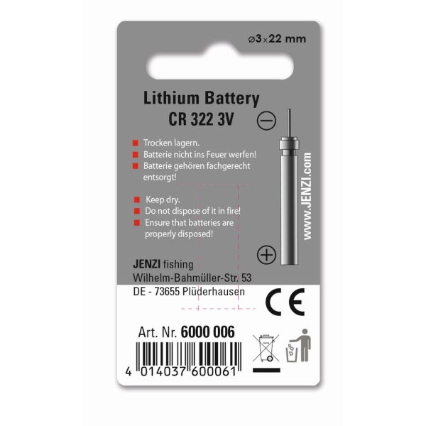 Stabbatterie 3 Volt 2.Stück CR322
